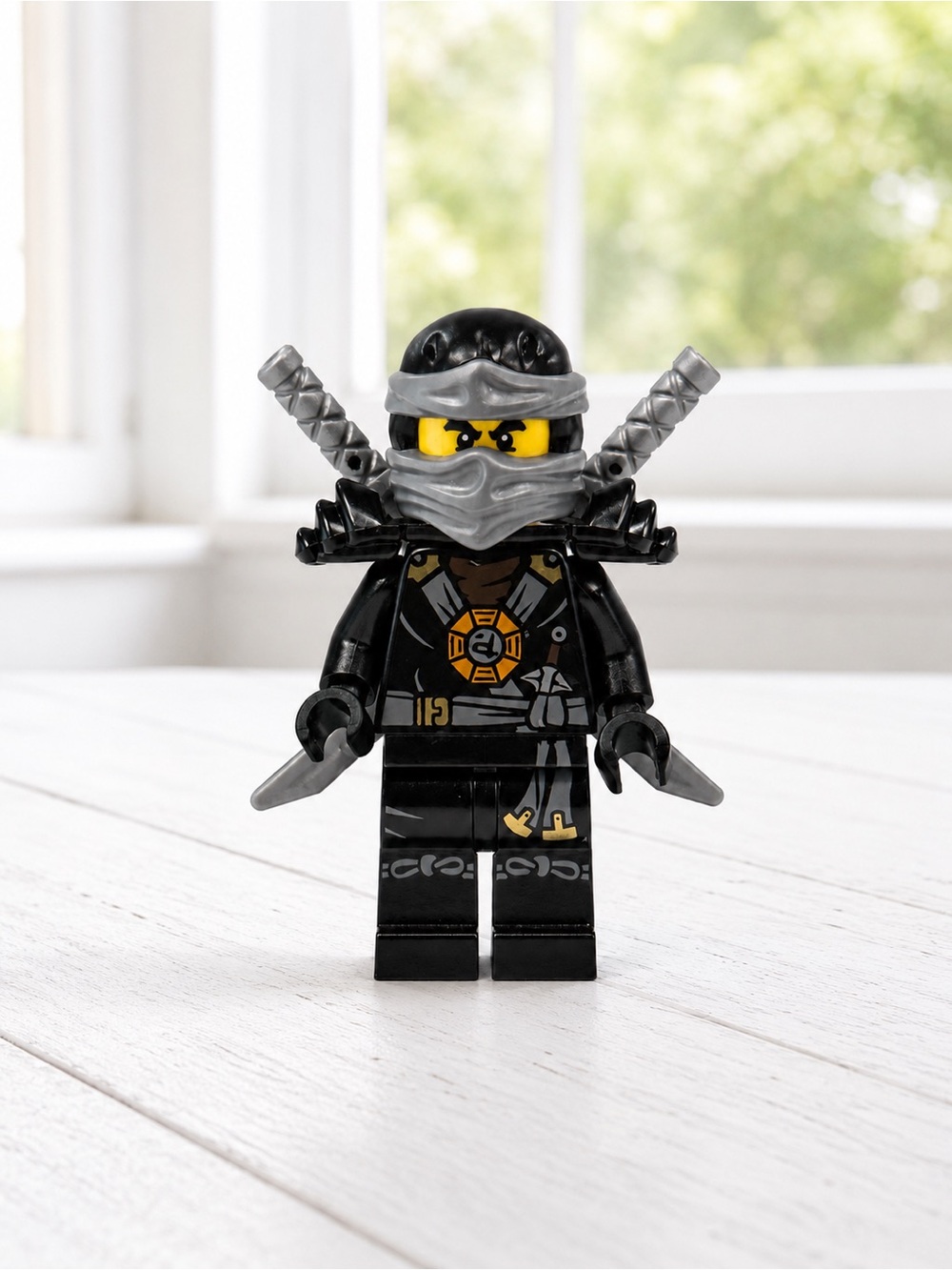 LEGO Minifigure Ninjago Possesion Deepstone Armor Cole NJO0140 70738 Deep Stone